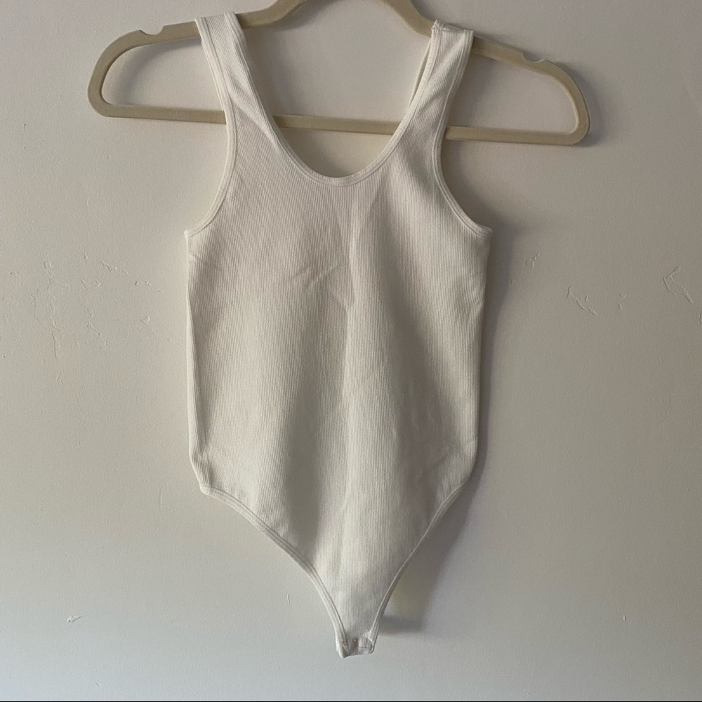 nwot white bodysuit